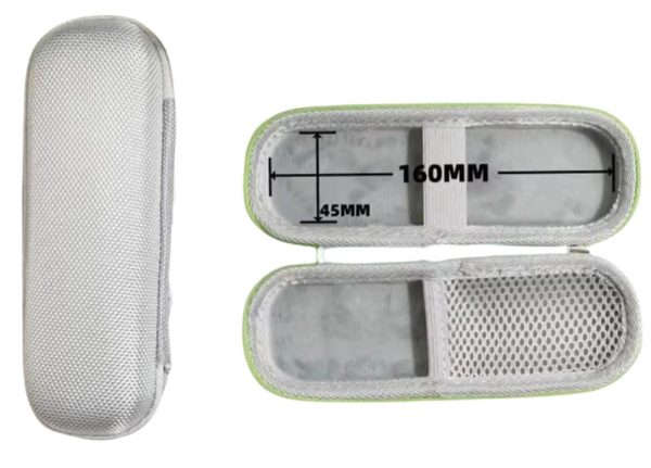Travel Size Waterproof Travel Zip Case Black or Gray Color - Image 3